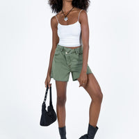 Xena Denim Shorts Green