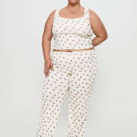 Sleepytea Pointelle Sleep Pant Multi Curve