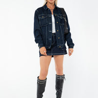Junie Denim Mini Skirt Indigo