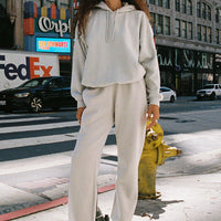Arya Straight Leg Track Pants Grey