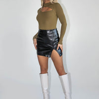 Miriah Mini Skirt Black