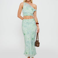 Devereaux One Shoulder Set Green