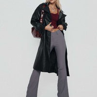 Kinkirk Flared Pants Grey Tall