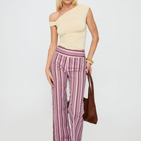 Leocadie Pants Pink Stripe