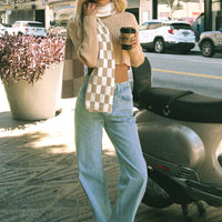 Ollie Mid Rise Straight Leg Jean Light Wash Denim