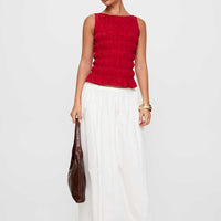 Felipa Maxi Skirt White