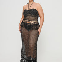Alnet Maxi Skirt Black Curve