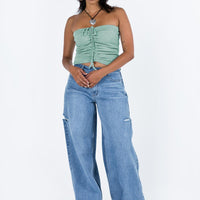 Teags Jeans Mid Wash Denim