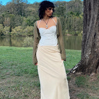 Jodie Maxi Skirt Oatmeal