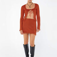 Banita Mini Skirt Red