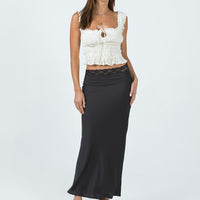 The Charmaine Maxi Skirt Black