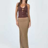 Jaynee Maxi Skirt Beige