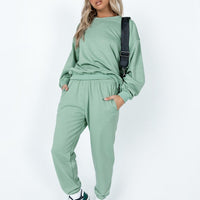 Club Basic Trackpants Sage