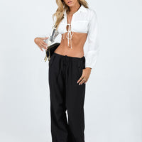 Snow Parachute Pants Black
