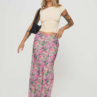 Rinaldie Maxi Skirt Pink Multi