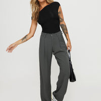 Nikkey Low Rise Pants Slate