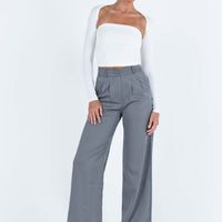 Archer Pants Pinstripe Grey Tall