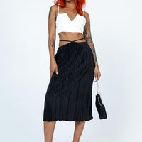 Blanca Midi Skirt Black