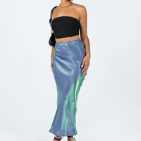 Tobin Maxi Skirt Mermaid Blue