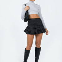The Beau Mini Skirt Black