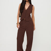 That Sweet Set Brown Pinstripe