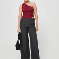 Archie Low Rise Pants Slate