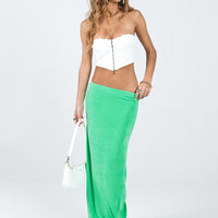 Viviana Midi Skirt Green