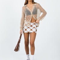 As If Mini Skirt Multi