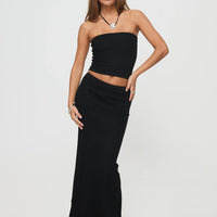 Just Like That Maxi Skirt Black