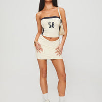 Team Mini Skirt Cream
