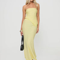 Silvershore Maxi Skirt Yellow
