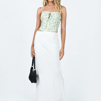 Jodie Maxi Skirt White