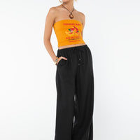 Ogilvie Linen Blend Pants Black