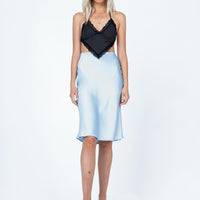 Alicia Midi Skirt Blue