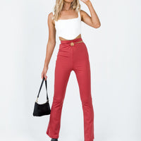 Kyra Pants Red