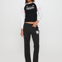 Track Star Pants Black