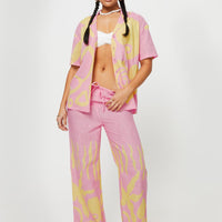 Sollene Pants Pink/yellow