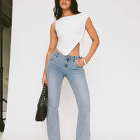 Bethany Low Rise Bootleg Jeans Light Wash
