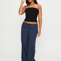 Zodie Low Waist Pants Navy