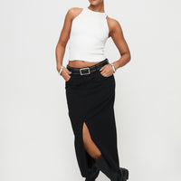 Sumac Midi Skirt Black
