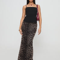 Ergo Maxi Skirt Leopard Tall