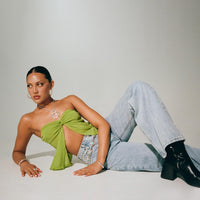 Maple Flare Jean Light Wash Denim