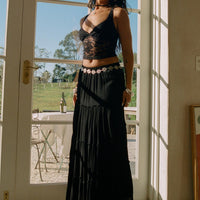 Miriah Maxi Skirt Black