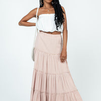 Miriah Maxi Skirt Beige