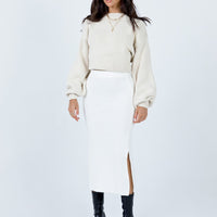 Zanna Midi Skirt White