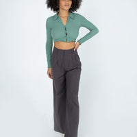 Ayla Linen Pants Grey