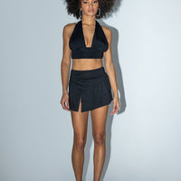 Adra 2000s Mini Skirt Black