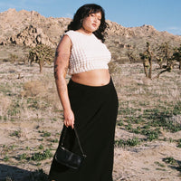 Jodie Maxi Skirt Black Curve