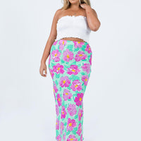 Adah Maxi Skirt Green