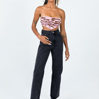 Henley Denim Jeans Black